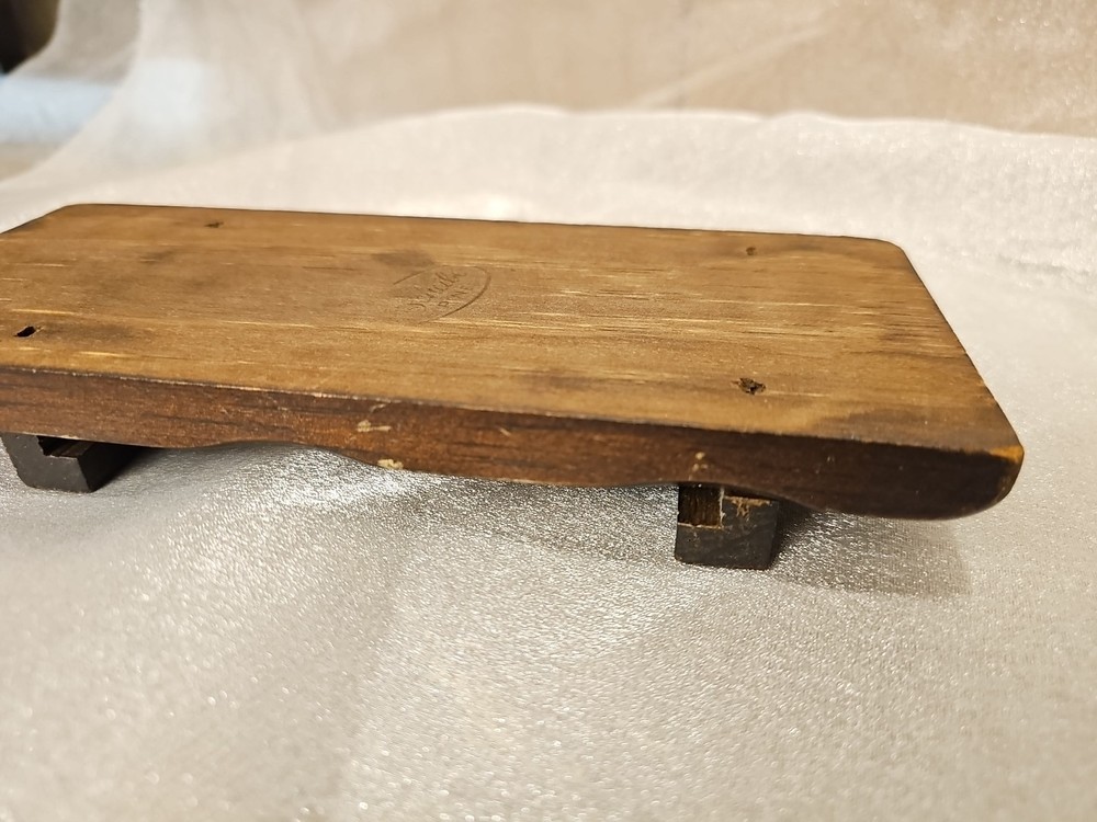 Vintage Wall Hanging Small Note Pad Holder W/Eagle 9"x4"