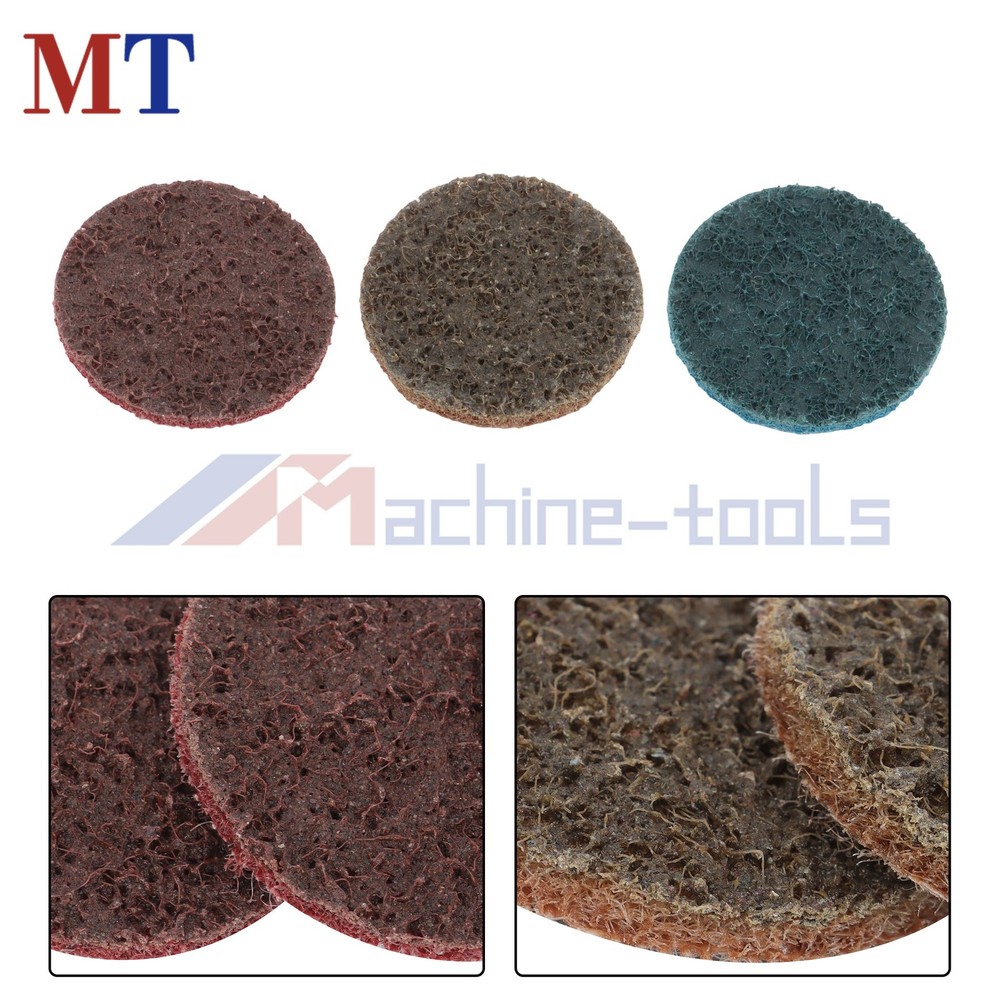 2" Surface Conditioning Sanding Discs Quick Change Fine Medium Coarse - 150 Pack