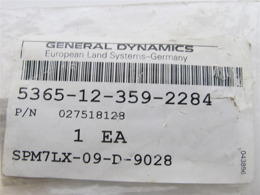 General Dynamics, 5365-12-359-2284, Spacer Plate