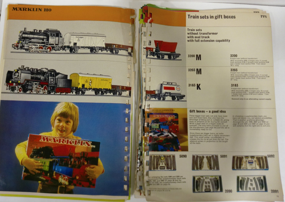 RARE Vintage Marklin 1972E Catalog