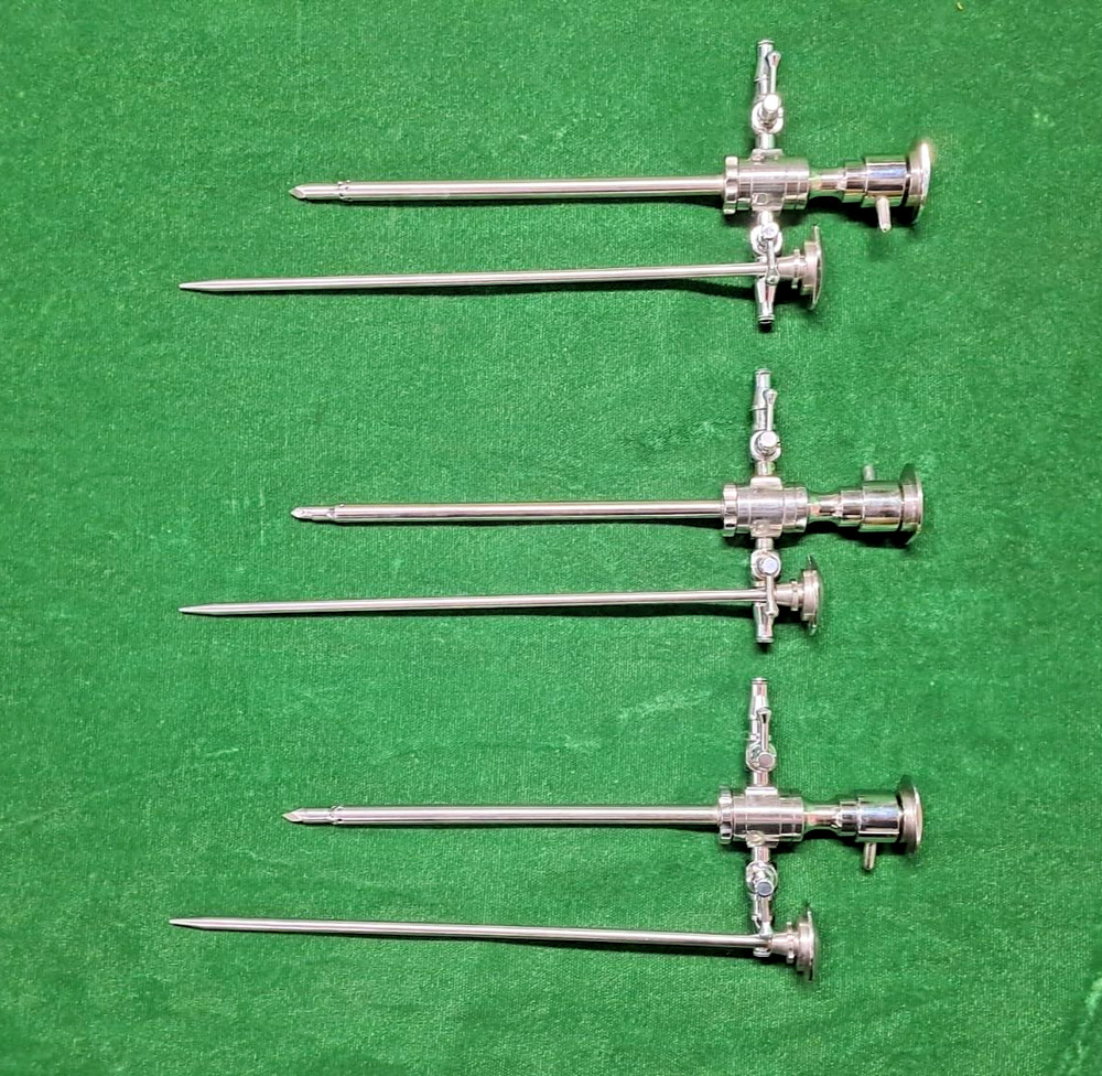 Laparoscopic Arthroscopy Sheath 4mm Reusable Best Quality Instruments - 3 Set