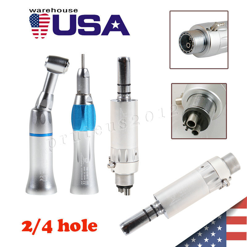 Dental Straight Nose Cone Contra Angle Low Speed Handpiece Air Motor