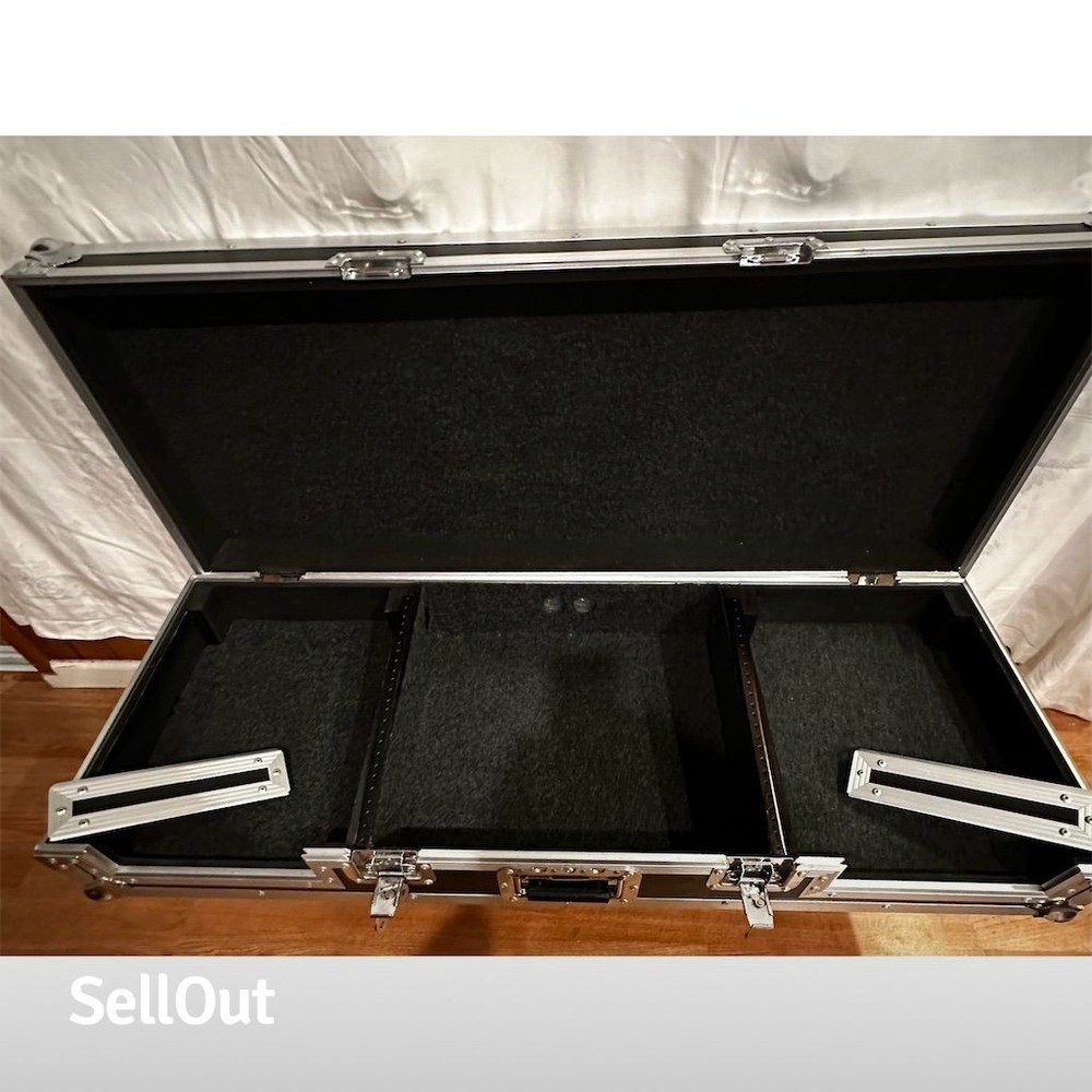 Odyssey DJ Coffin Case w/ Glide Style Laptop Platform for Controller 48”19”x9”