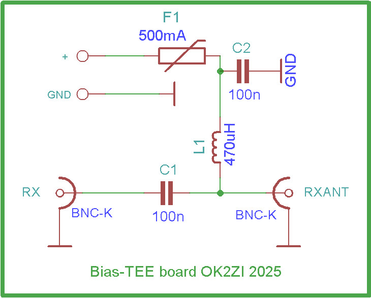 PCB for bias-TEE