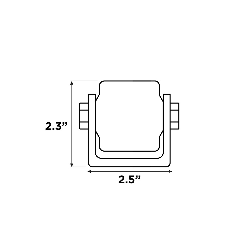 ALEKO set of 2 Side Rollers for Sliding Rolling Gate Roller Guide with Bracket