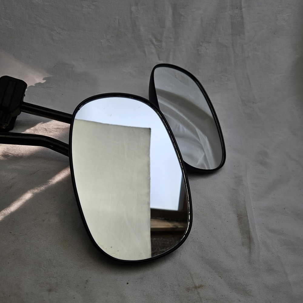 Universal Towing Mirrors Pair Caravan. Elasticated Strap Clip On Fit