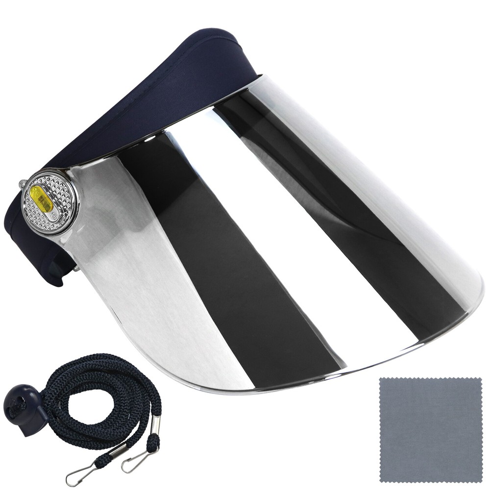 Sun Visor Hat Cap UV Protection - Premium Adjustable Solar Headband Face Shield