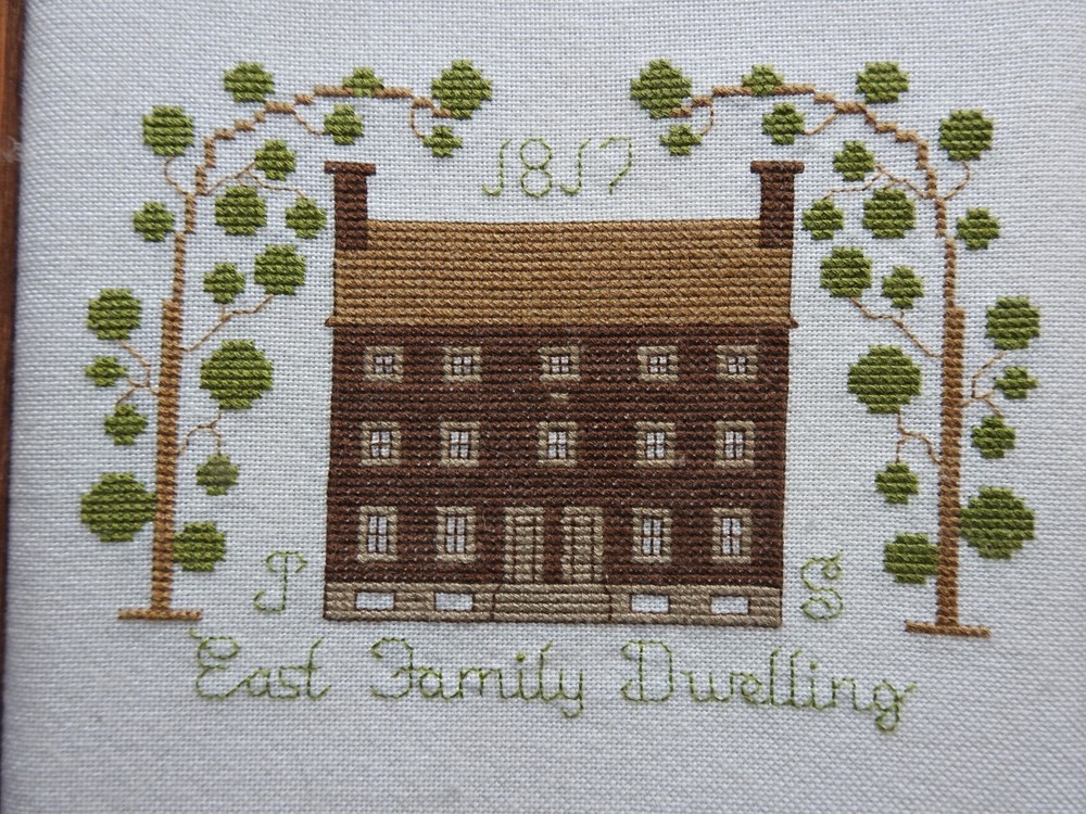 (2) Counted Cross Stitch Shaker Sampling 1986 Margaret & Margaret Leaflet