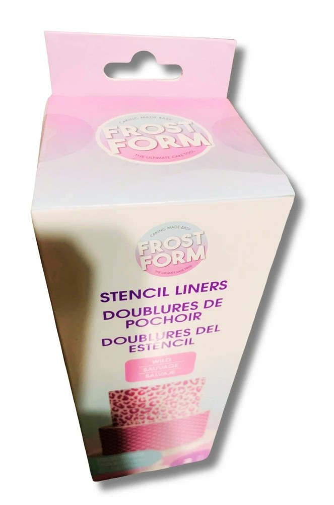Frost Form Stencil Liners – 4 Patterns (2 Sets) – Cake Decorating Templates