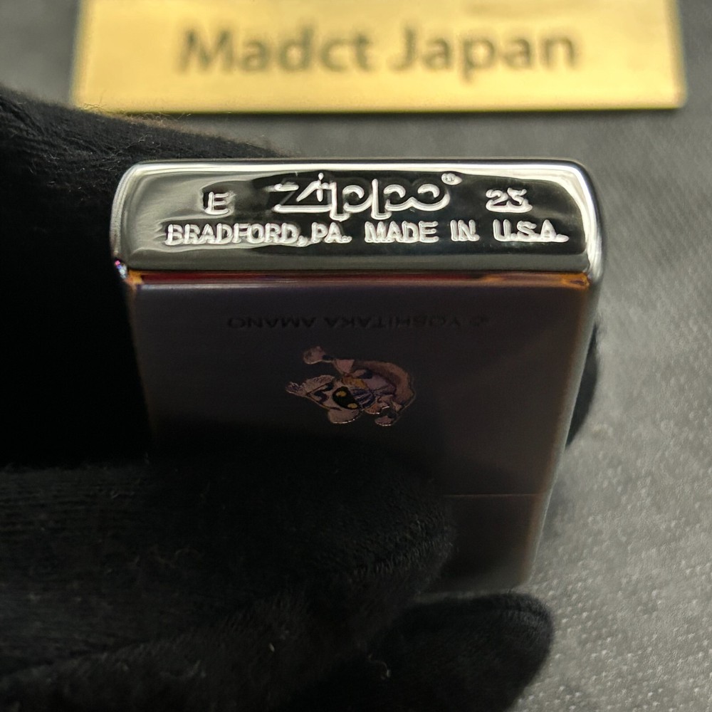 Zippo Yoshitaka Amano Final Fantasy Mage Double-sided processing Silver