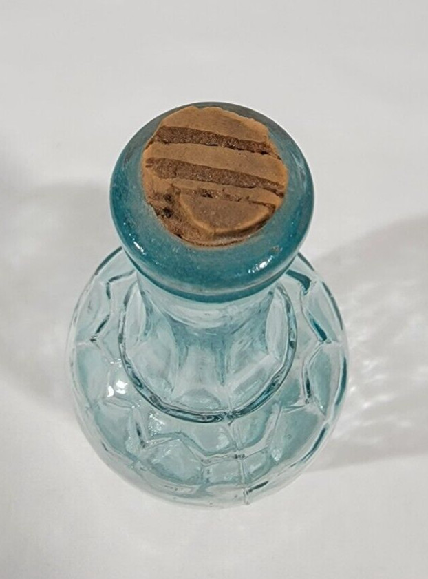 Antique Whittled Decorative Unmarked Bottle