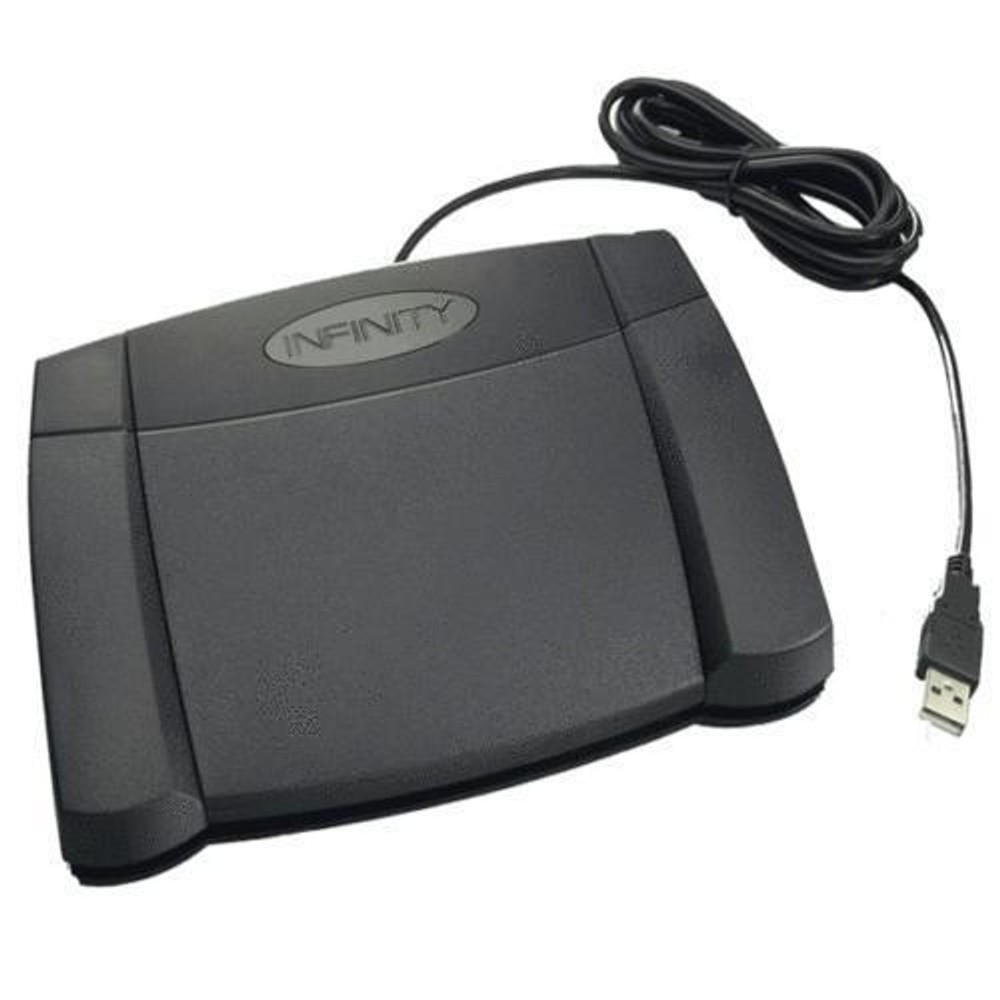 Executive Communication Systems Infinity 3 USB Foot Pedal Control with Computer