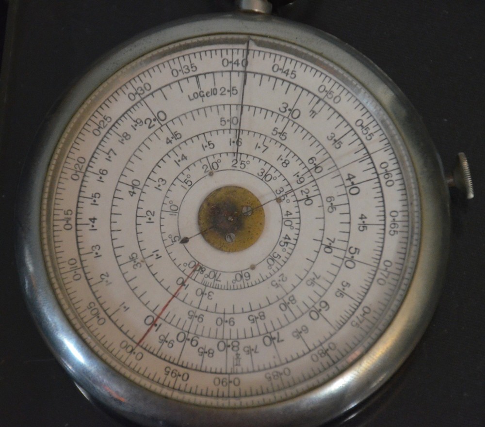 "Mechanical Engineer" Pocket Calculator Slide Rule Original Case Instructions