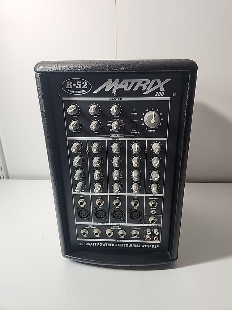 B-52 Matrix-200 200W Mixer with DSP