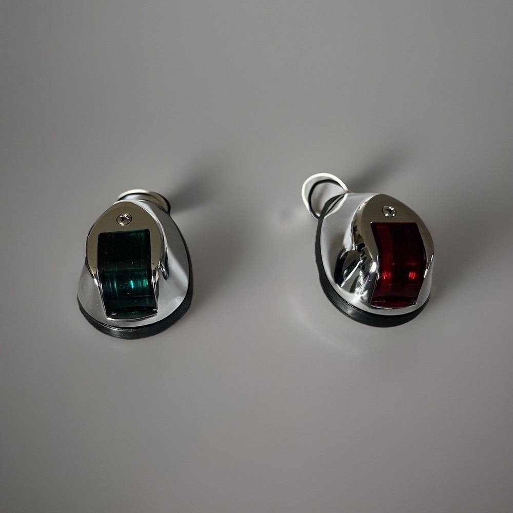 Perko Red/Green Horizontal Mount Side Light Pair