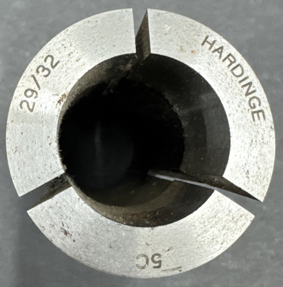 HARDINGE 5C COLLET with Internal Threads - 29/32"