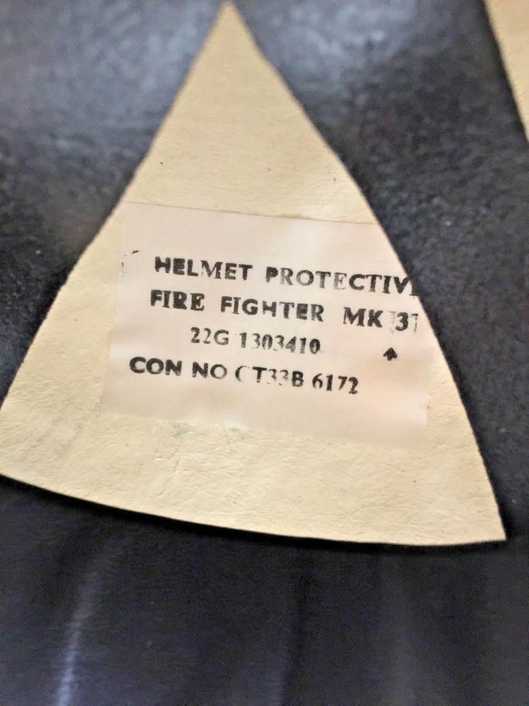 BRITISH RAF MFF-201 PROTECTIVE FIRE FIGHTER HELMET MK3