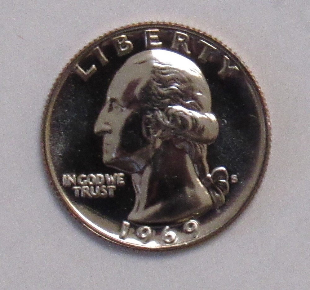 1969 S Proof Washington Quarter
