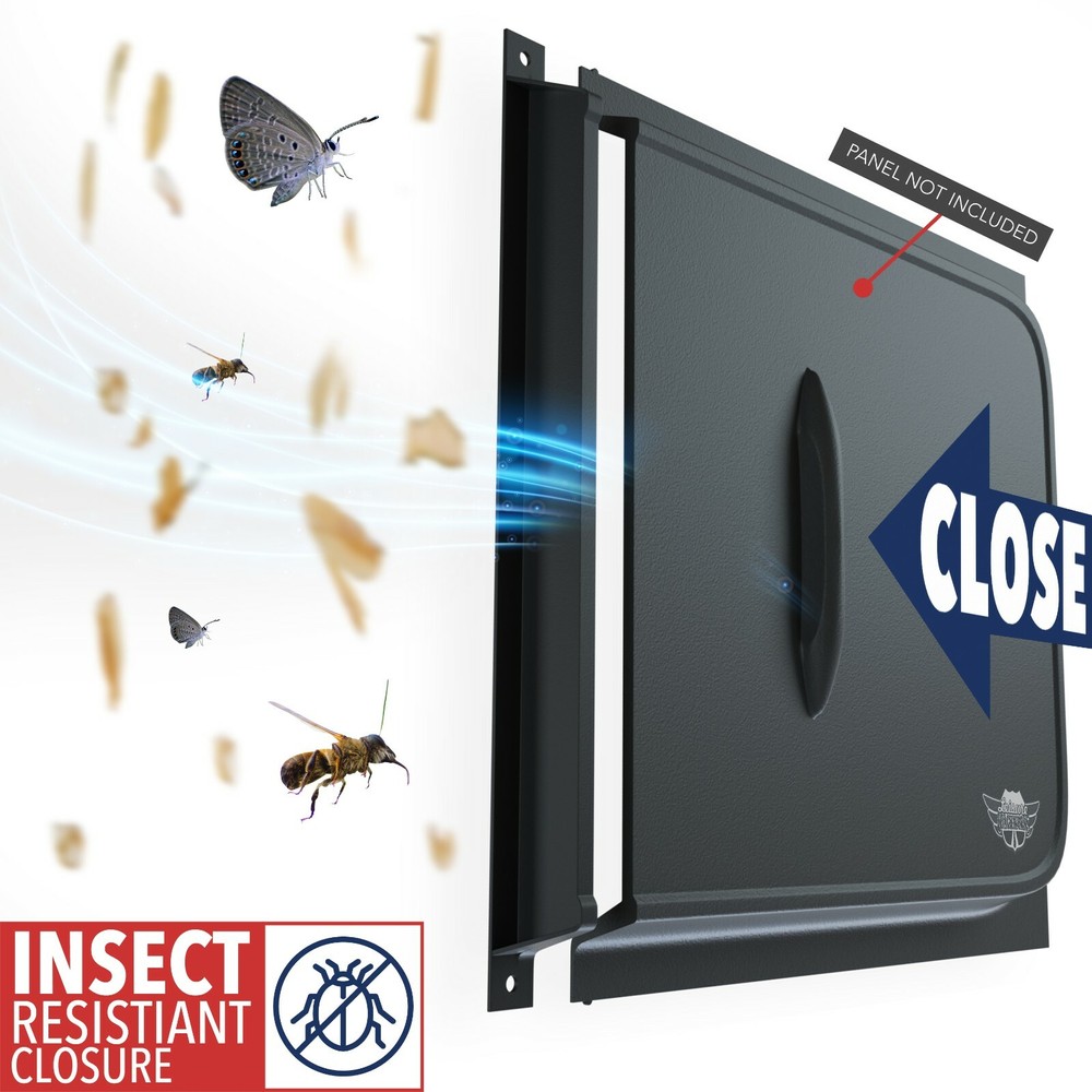 RV SCREEN DOOR SLIDER STOP HANDLE ONLY BLACK 12 INCH NEW