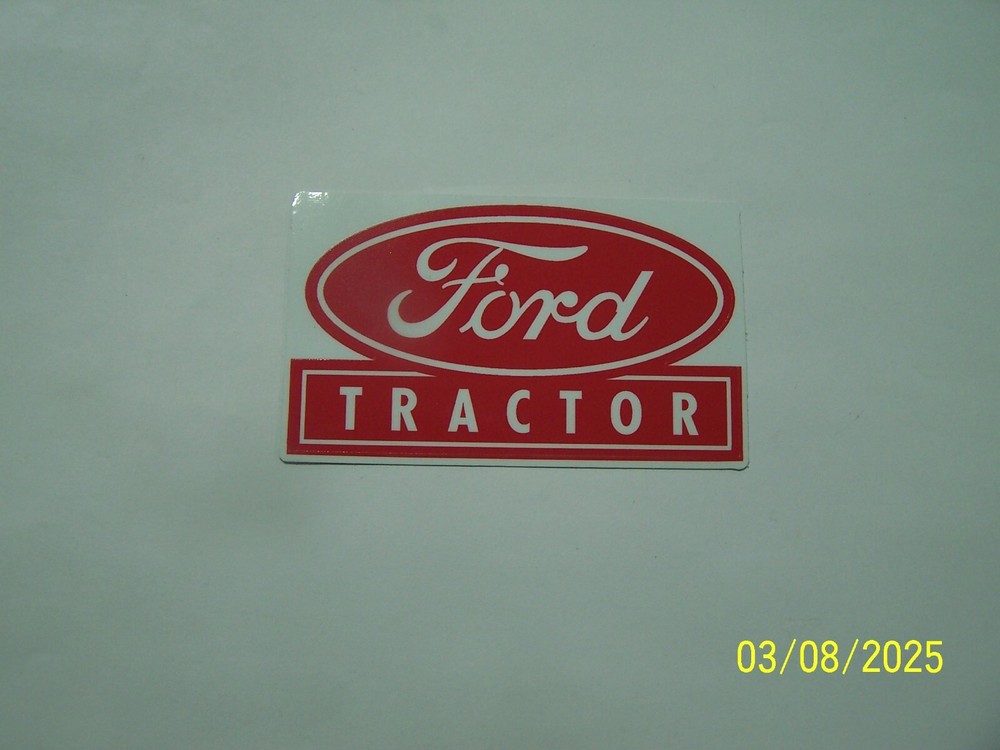 Ford Tractor Oval Scripted Decal Several Color Combos