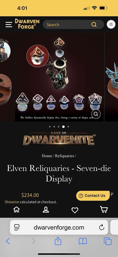 dwarven forge Reliquary Elven