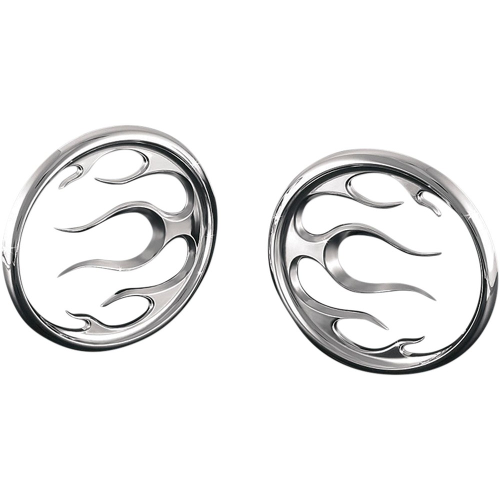 Kuryakyn Front Speaker Accents - Flame 3788