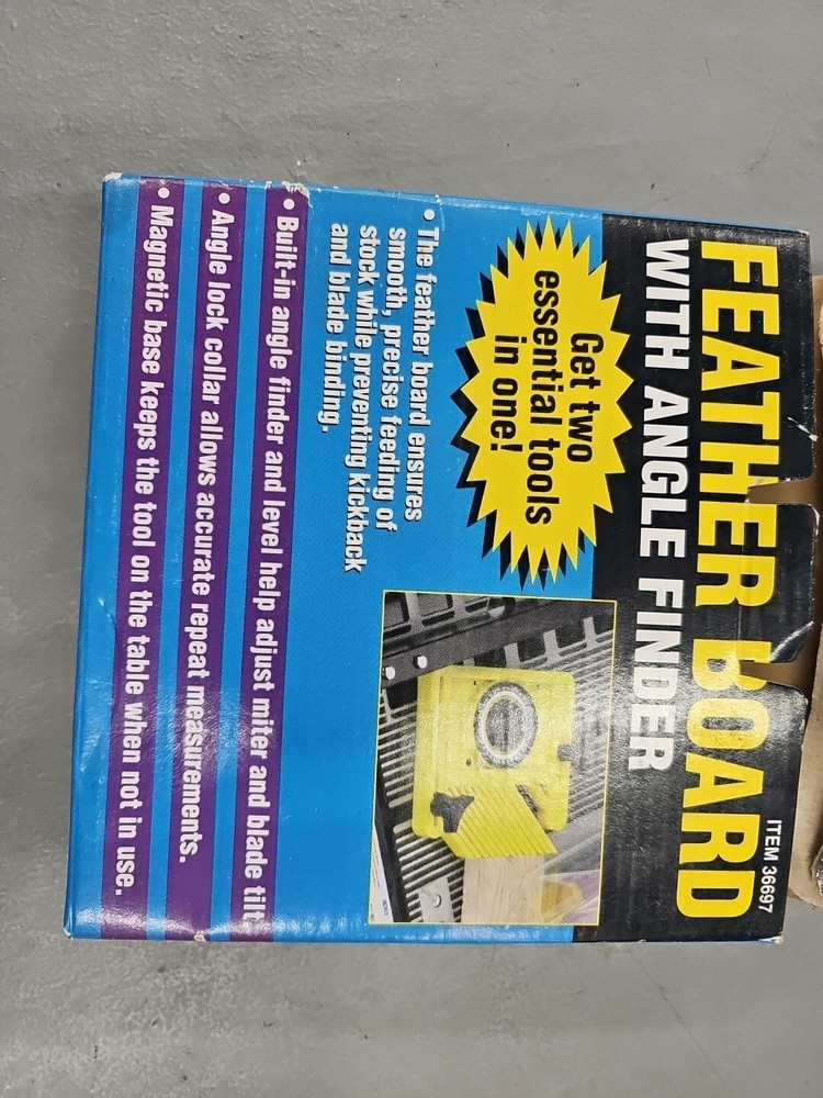 Multi-Function Feather Board-Magnetic base-Level built in-Angle Finder NEW