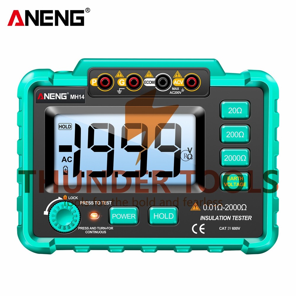 Thunder Tools ANENG MH14 Electrical Insulation Resistance Tester Digital