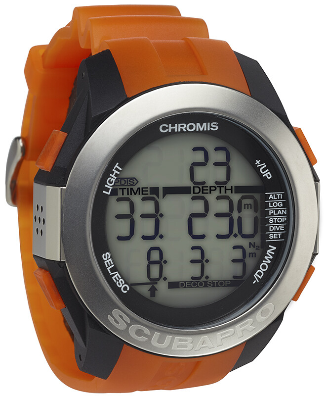 Scubapro Chromis Wrist Dive Computer Multi-Mode with Altimeter & Stroke Counter