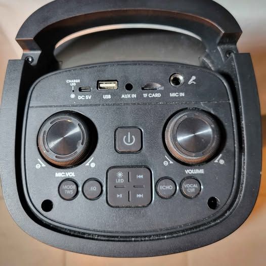 Wireless Bluetooth Karaoke Machine 2-in-1 Speaker System No Mic