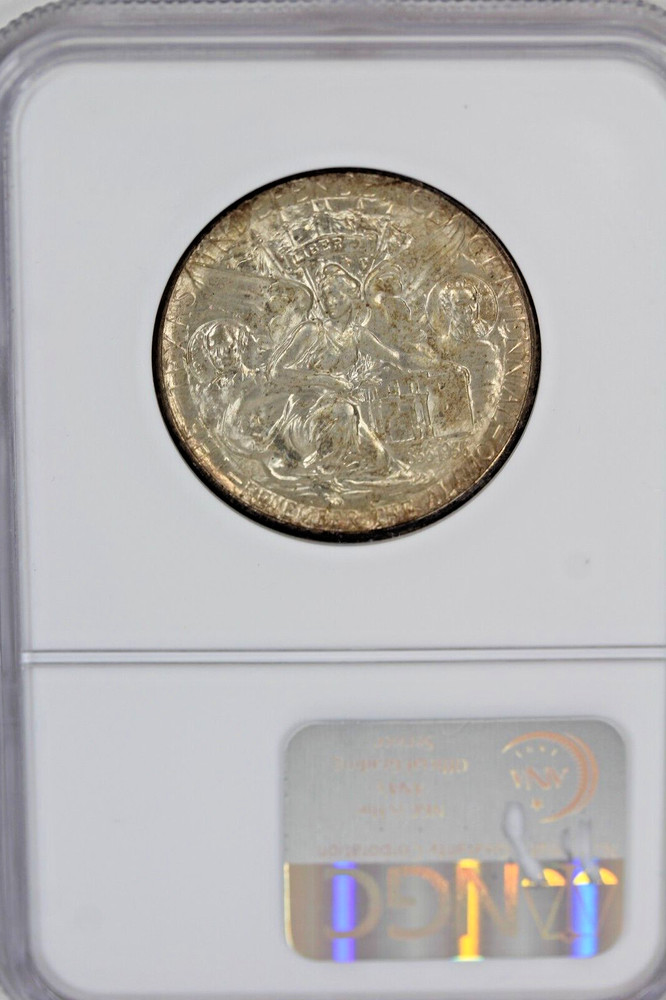 1936-D Texas Commemorative Half Dollar : NGC MS67