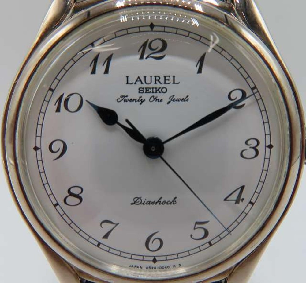 LAUREL Manual Wind Silver Model 4S24 0040 SEIKO