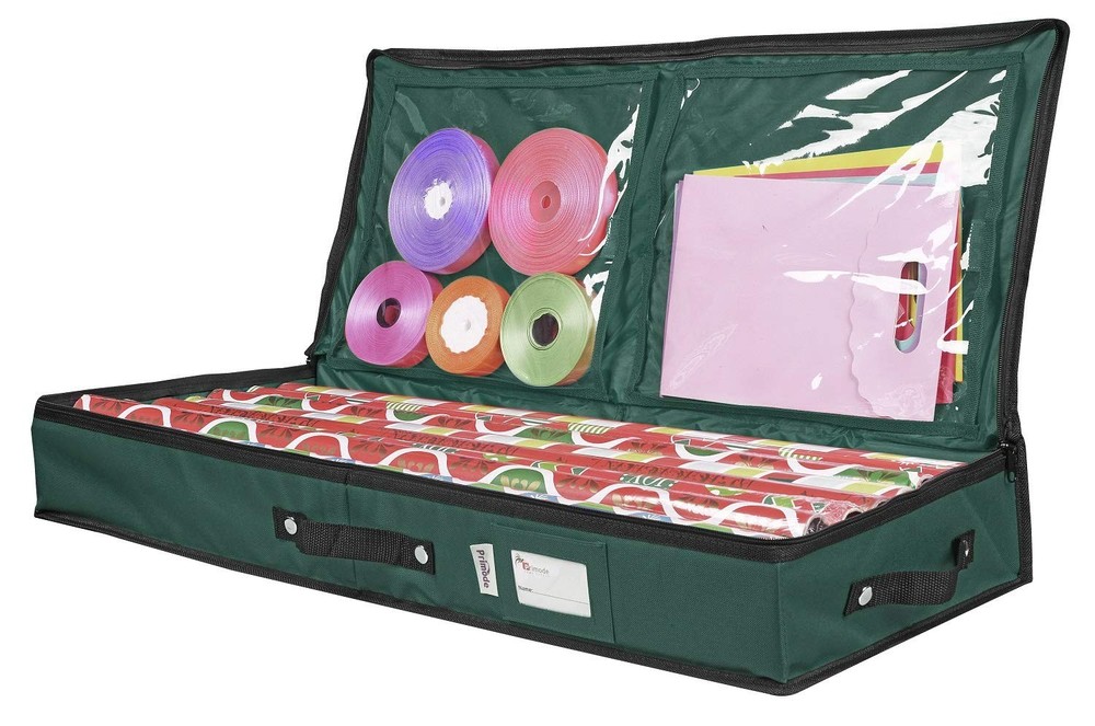 Wrapping Storage Container | Under Bed Gift Wrap Organizer for 30 Inch Rolls ...