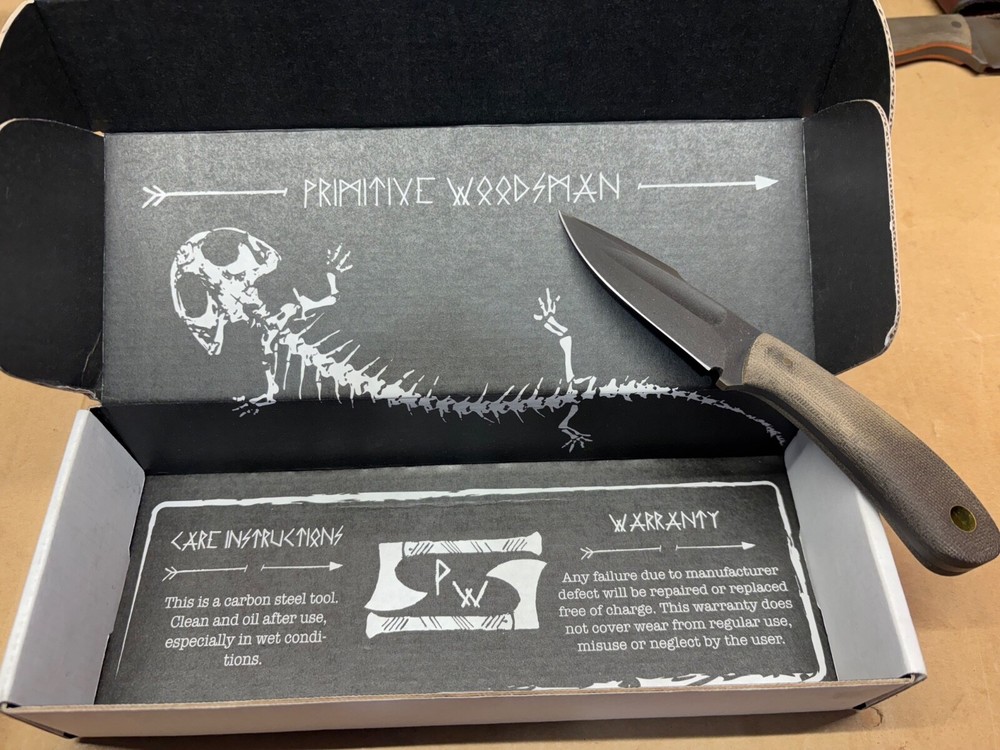 Primative woodsman edc knife