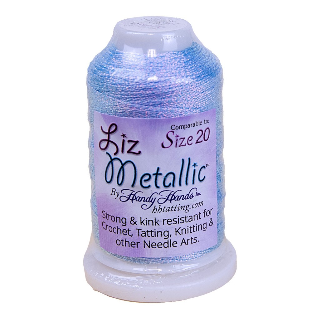 Handy Hands Liz Metallic Size 20 Thread-Icy Blue