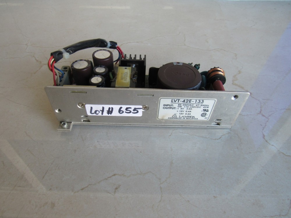 Lambda Power Supply LVT-42E-133 Lot # 655 Listed by Greg