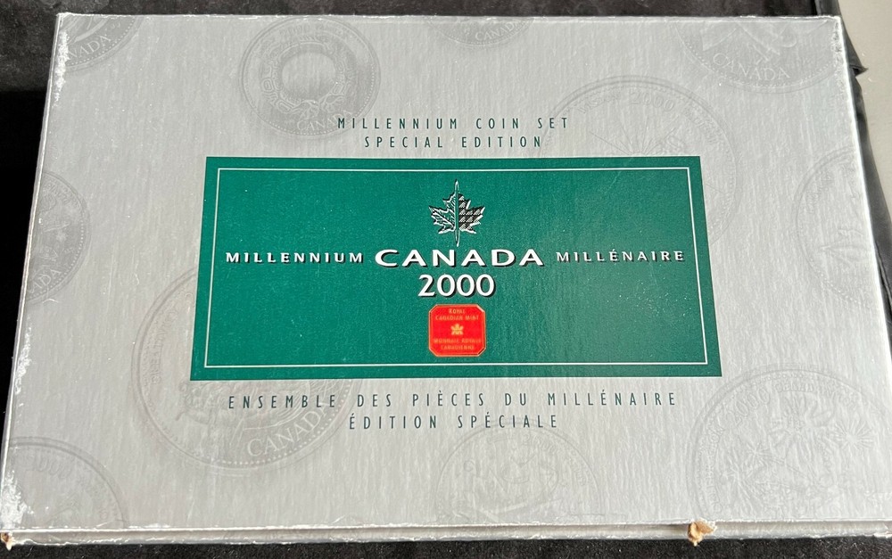 2000 Canada Millennium Special Edition 25 Cent Coin Set