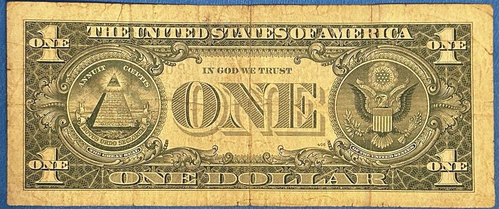 1957 A Silver Certificate Note Circulated