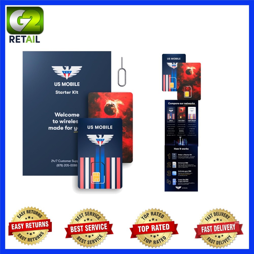 Get Started with 5G Prepaid SIM - Custom Plans $4/mo, Unlimited Data Options!