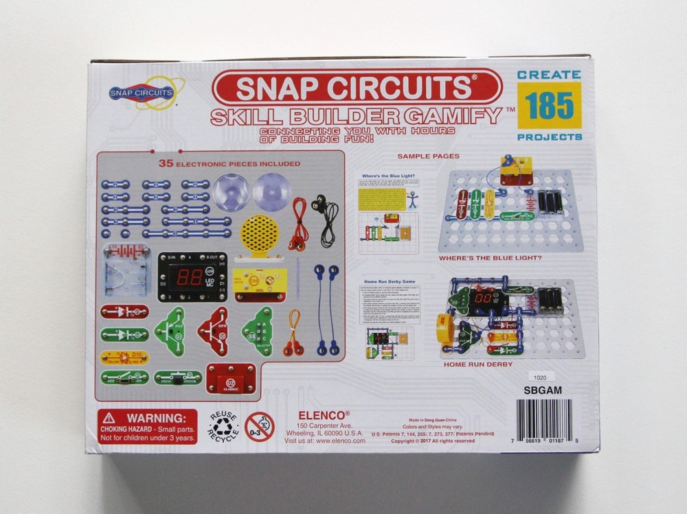 NEW Snap Circuits Skill Builder Gamify Electronics Kit Elenco 185 Projects