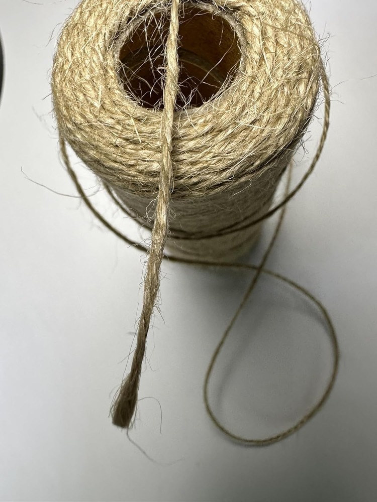 Durable 328 Feet Jute Twine - Perfect for Rustic Gift Wrapping & DIY Projects
