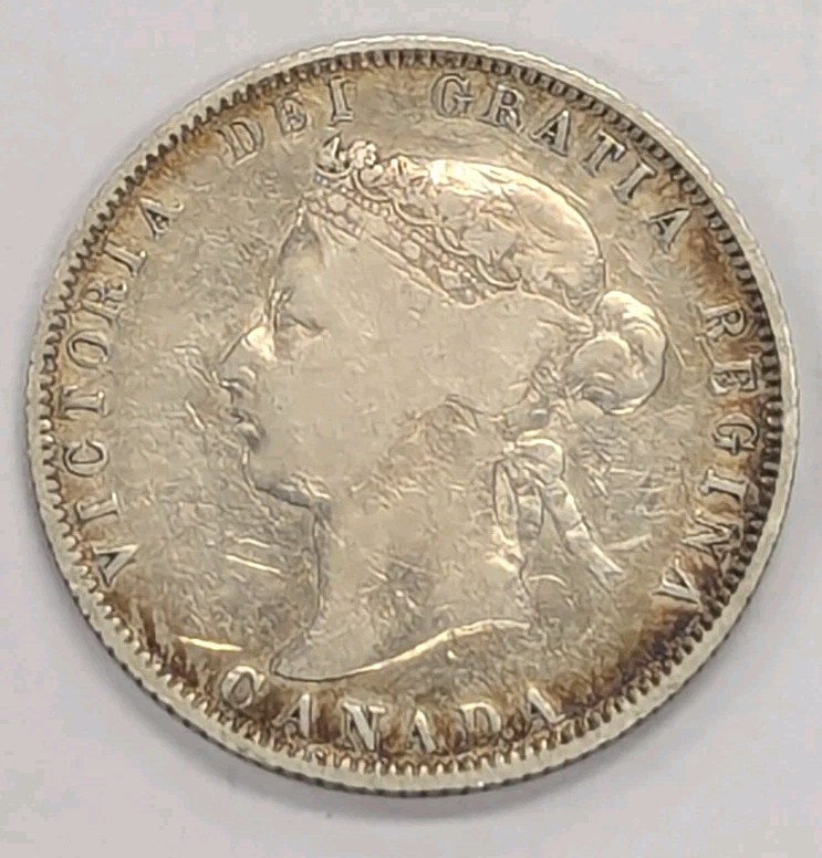 1874 H- Canada 25 Cent - #T170