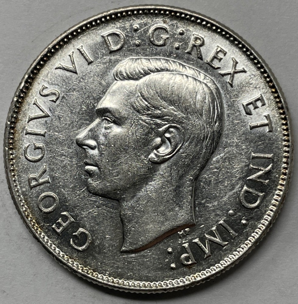 1947 Maple Leaf Canada 50 Cent, EF Condition. C-3052