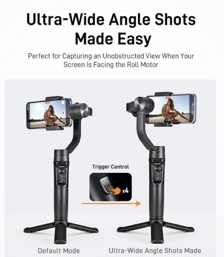 Hohem iSteady Mobile Plus kit 3-axis Gimbal Stabilizer for iOS /Android