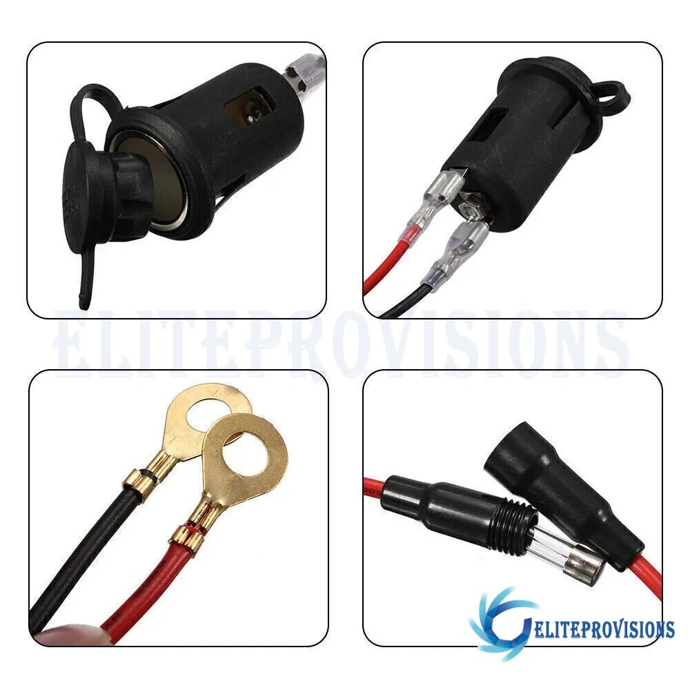 *Cigarette Lighter Socket Power Outlet Socket Receptacle Car Motorcycle ATV 12V*