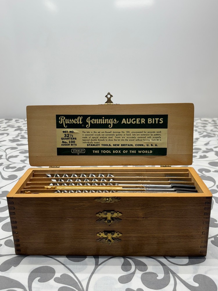 Russel Jennings Auger Bits No 100 Stanley