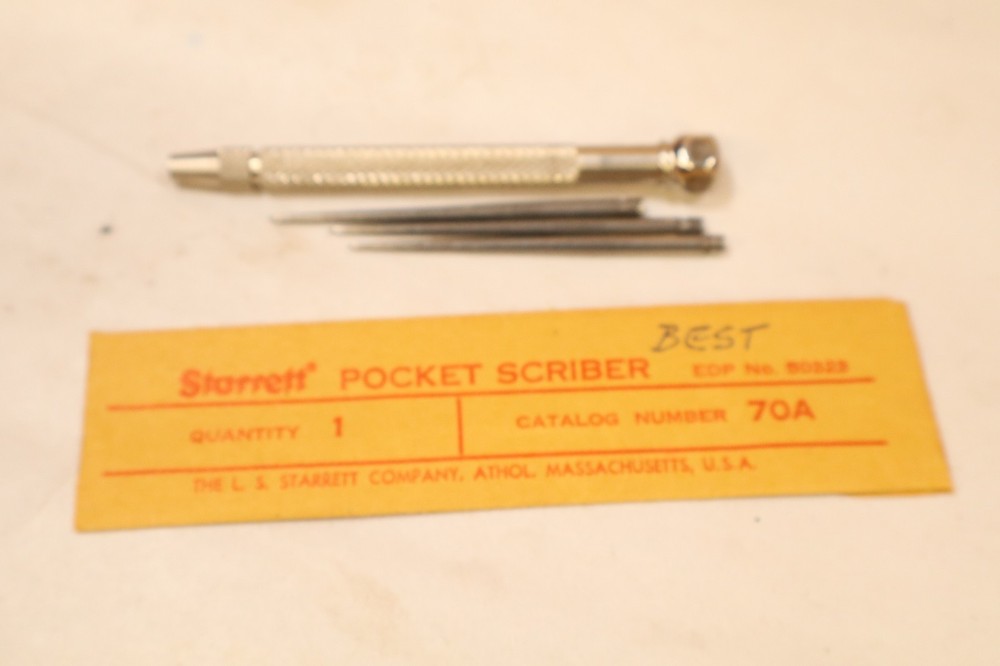Starrett 70A Pocket Scriber w/ 3 points