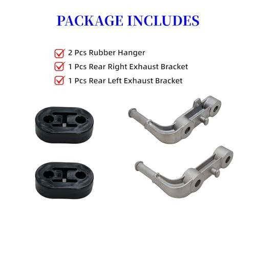 2Pcs Hanger Rubber Exhaust Bracket Muffler Support Assembly Compatible with