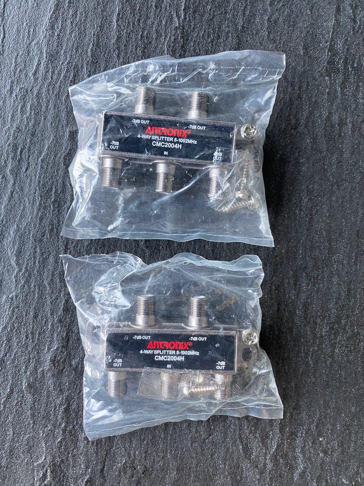 2 Antronix CMC2004H 5 Way High Performance Digital Coax Splitters -7db COMCAST