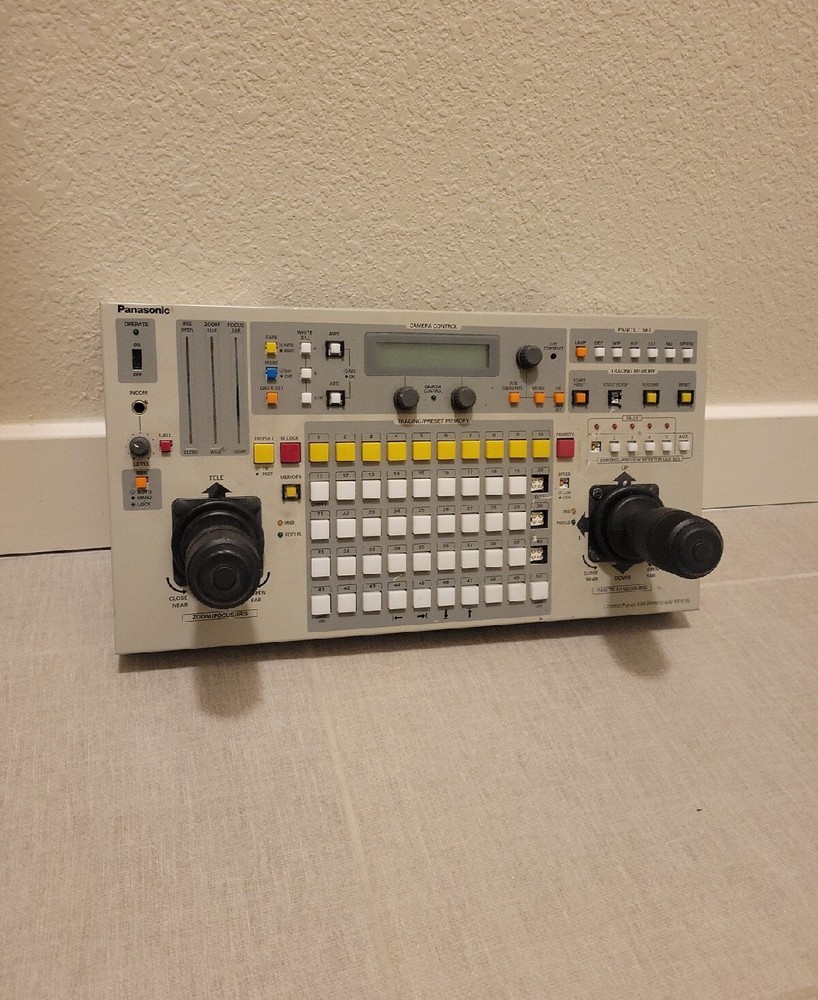 Panasonic AW-RP605A/AW-RP615A Multi-Function Camera Controller Panel TURNS ON